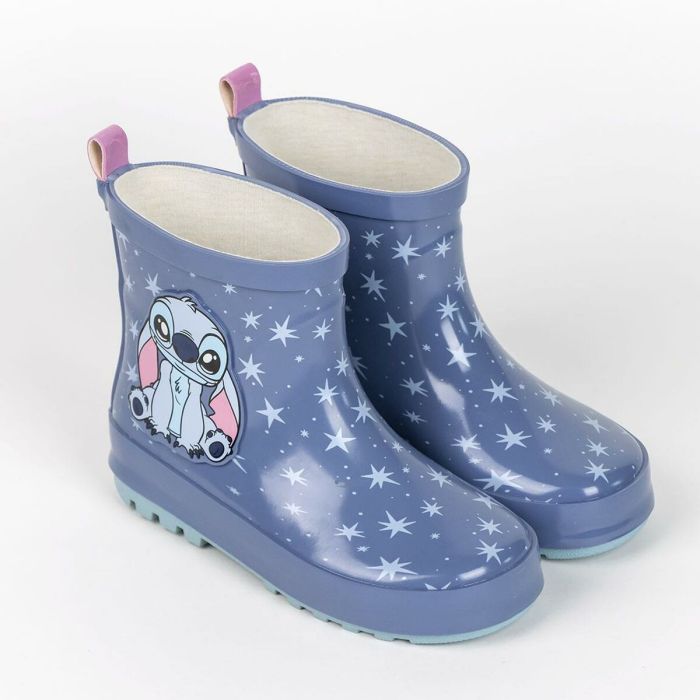 Botas de Agua Infantiles Stitch Azul 4