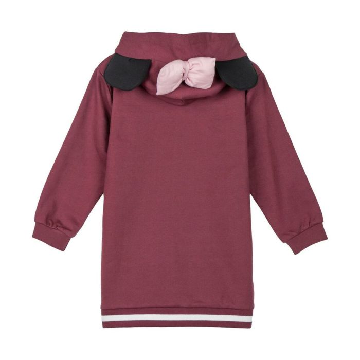 Sudadera con Capucha Niña Minnie Mouse Rojo 2