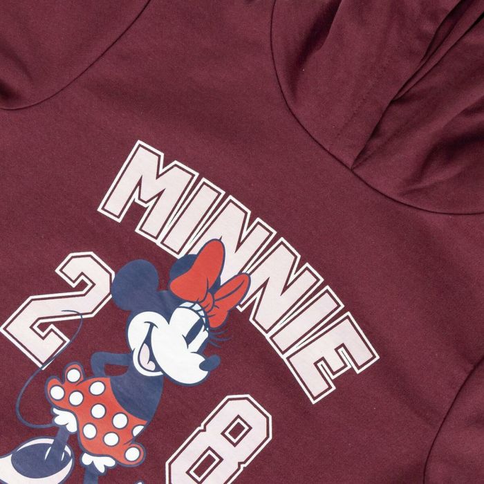 Sudadera con Capucha Niña Minnie Mouse Rojo 1