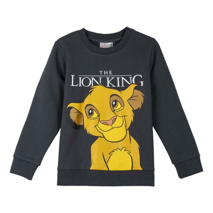 Sudadera sin Capucha Niño The Lion King Gris oscuro