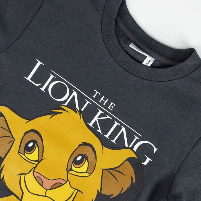 Sudadera sin Capucha Niño The Lion King Gris oscuro 1