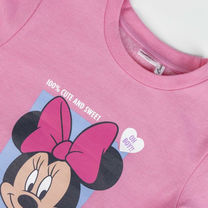 Chándal Infantil Minnie Mouse Rosa 3