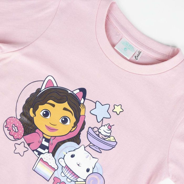 Pijama Infantil Gabby's Dollhouse Rosa 4