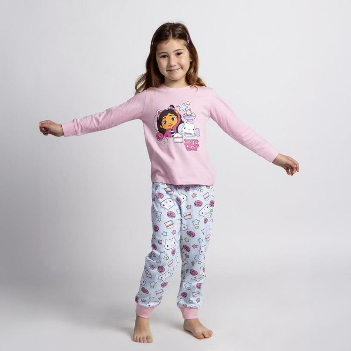 Pijama Infantil Gabby's Dollhouse Rosa 3