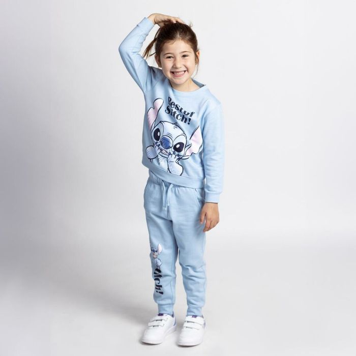 Chándal Infantil Stitch Azul claro 2