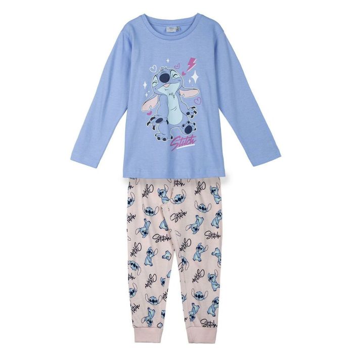 Pijama Infantil Stitch Azul