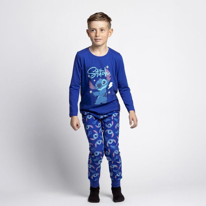 Pijama Infantil Stitch Azul oscuro 2