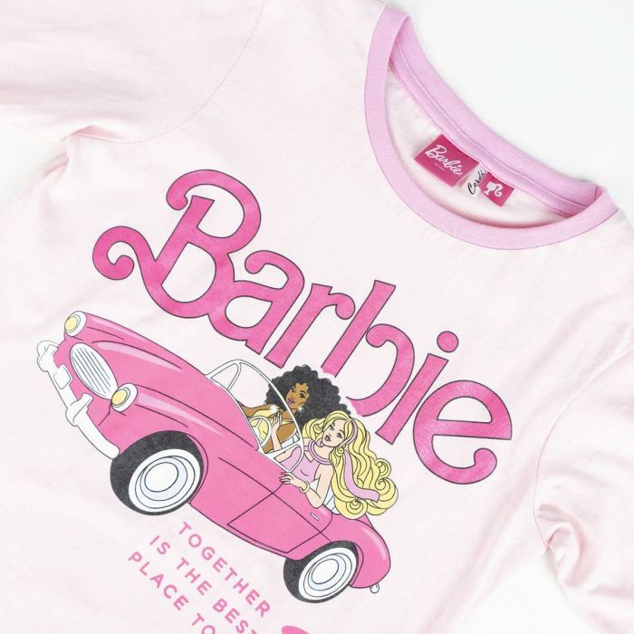 Pijama Infantil Barbie Rosa 5