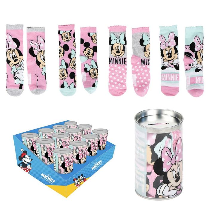 Calcetines Minnie Mouse 4 pares 8