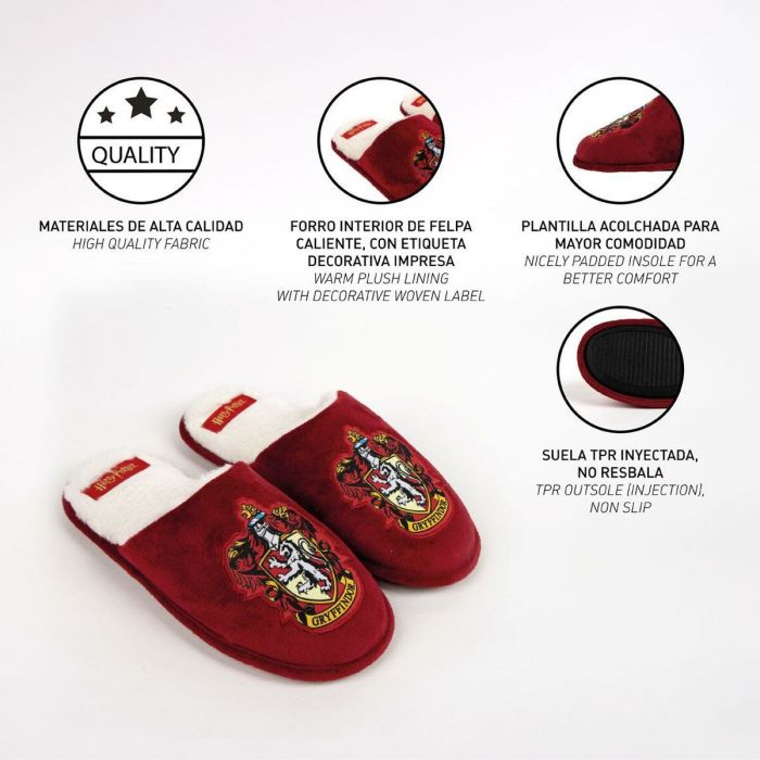 Zapatillas de Estar por Casa Harry Potter Rojo 4