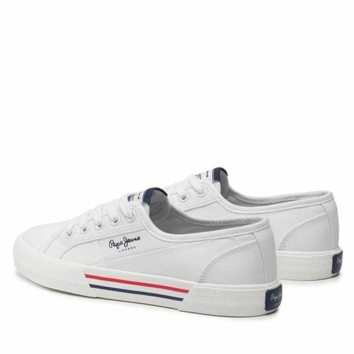 Zapatillas Deportivas Mujer Pepe Jeans Brady Basic Blanco 5