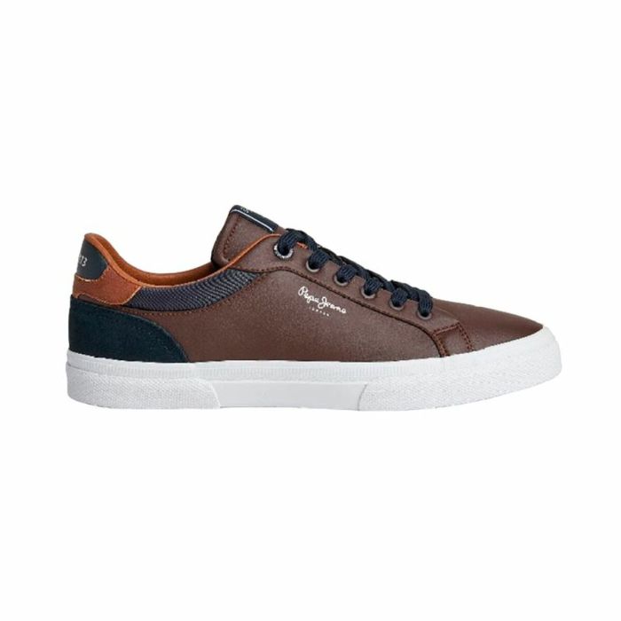 Zapatillas Deportivas Hombre Pepe Jeans Kenton Court Marrón