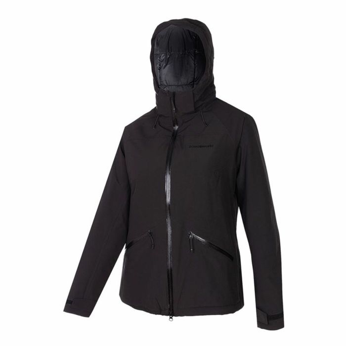 Chaqueta Deportiva para Mujer Trangoworld Termic VD Negro