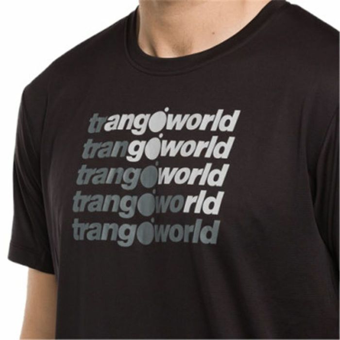 Camiseta de Manga Corta Hombre Trangoworld Arbas Negro 1