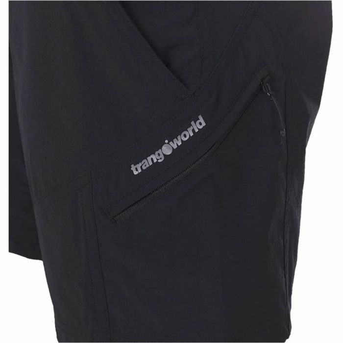 Pantalón para Adultos Trangoworld Yittu Negro Mujer 1