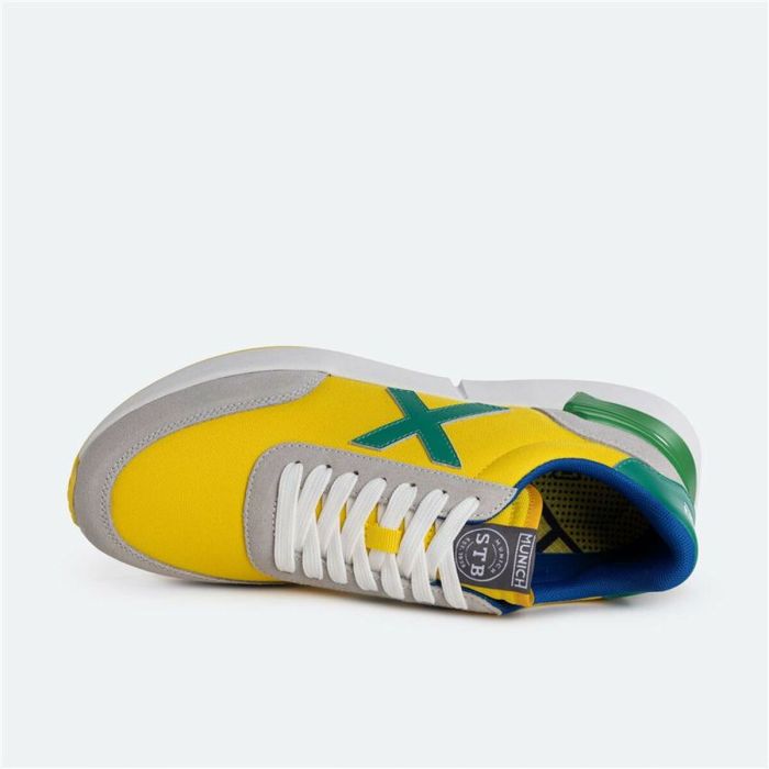 Zapatillas Deportivas Hombre Munich Versus Mundial Br Amarillo 2