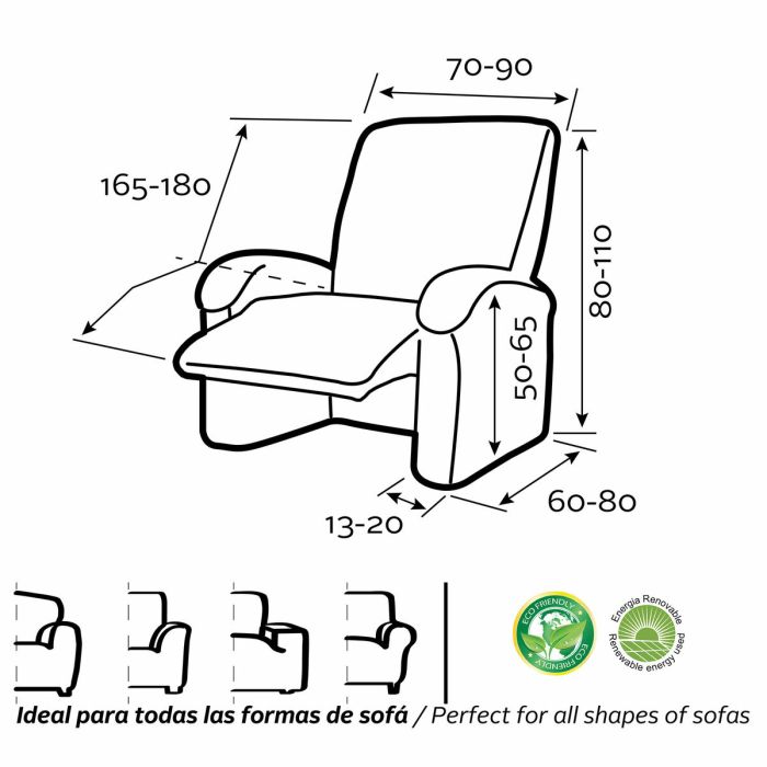 Funda para sillón Sofaskins NIAGARA 1 plaza 122