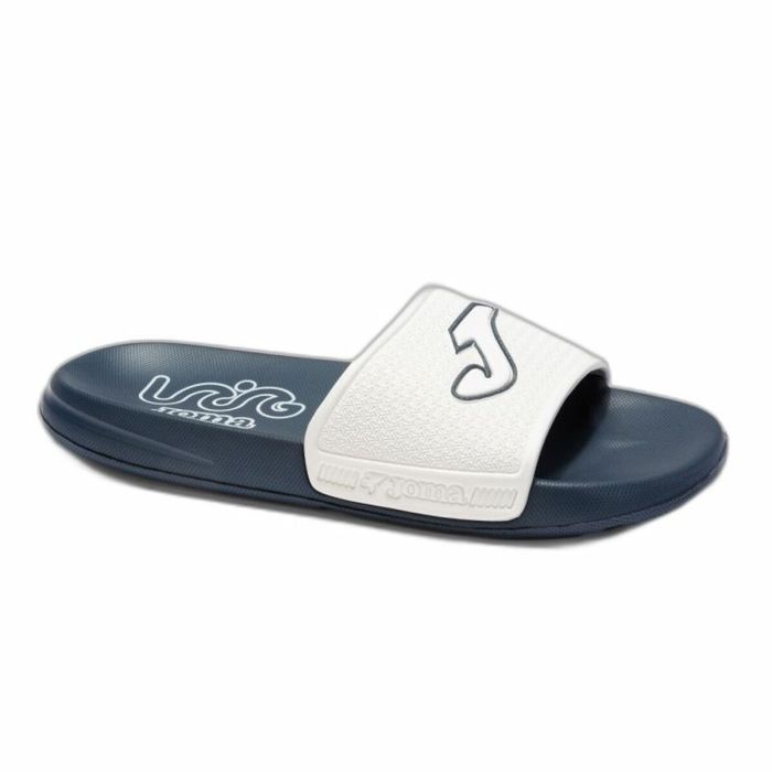 Chanclas para Mujer Joma Sport Island Lady 2302 Blanco Azul marino 1