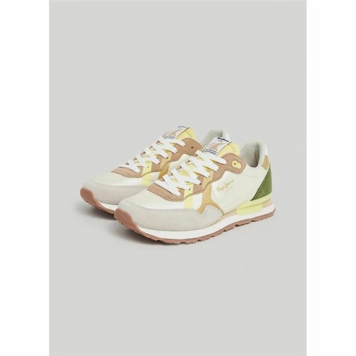 Zapatillas Deportivas Mujer Pepe Jeans Brit Print Blanco 3