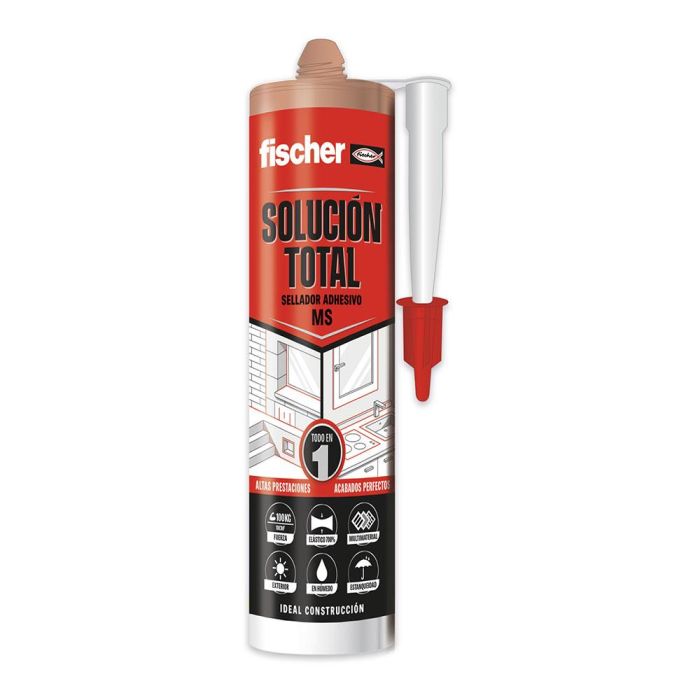 Ms sellante adhesivo marron 546186 fischer 290 ml