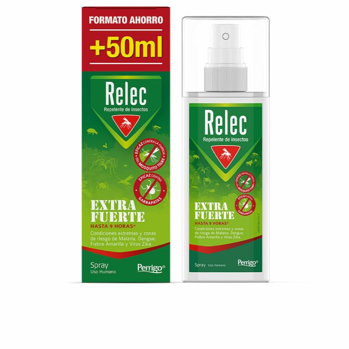 Repelente de insectos Relec XL Spray Extra Fuerte (125 ml)