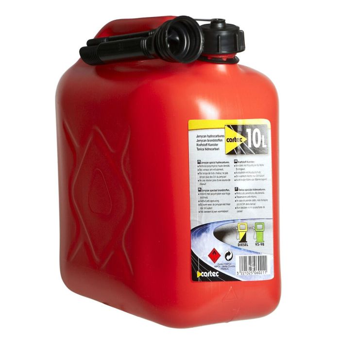 XL TECH 506021 Bidón de plástico 10 Litros Homologado para Hidrocarburos 9 XL TECH 506021 Bidón de plástico 10 Litros Homologado para Hidrocarburos 9