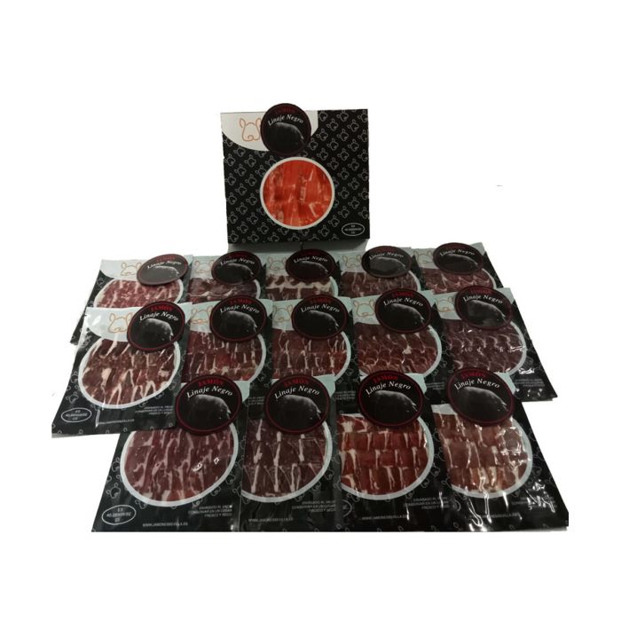 Paleta de Jamón Linaje Negro 100 g/ sobre 10 Sobres