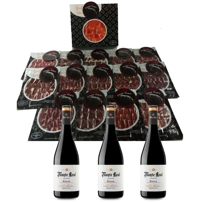 Paleta de Jamón Linaje Negro 100 g 15 Sobres