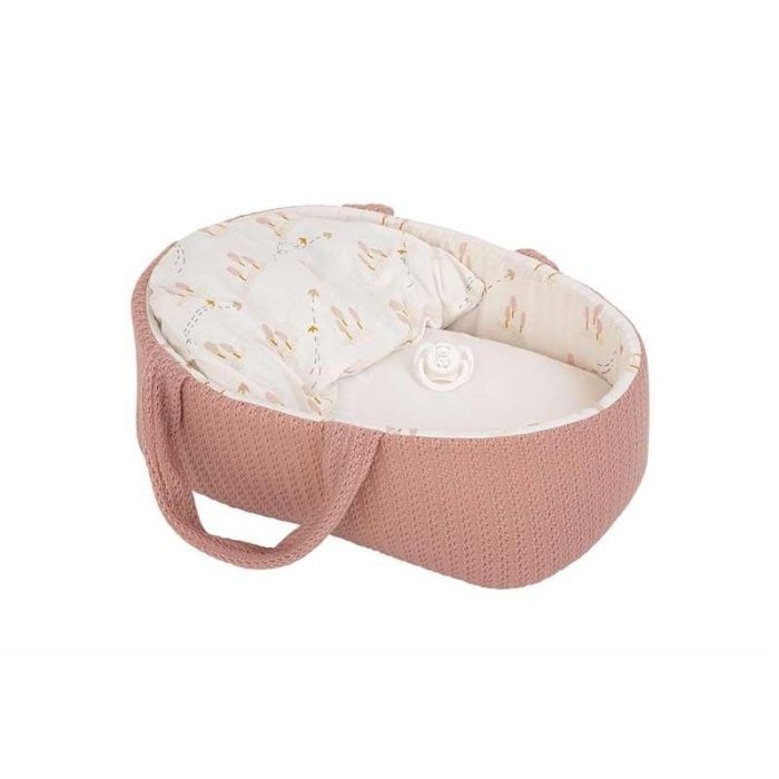 Muñeca elegance babyto rosa con capazo (cuerpo vinyl, sexo niña)incluye chupete en bolsa. 33 cm 4