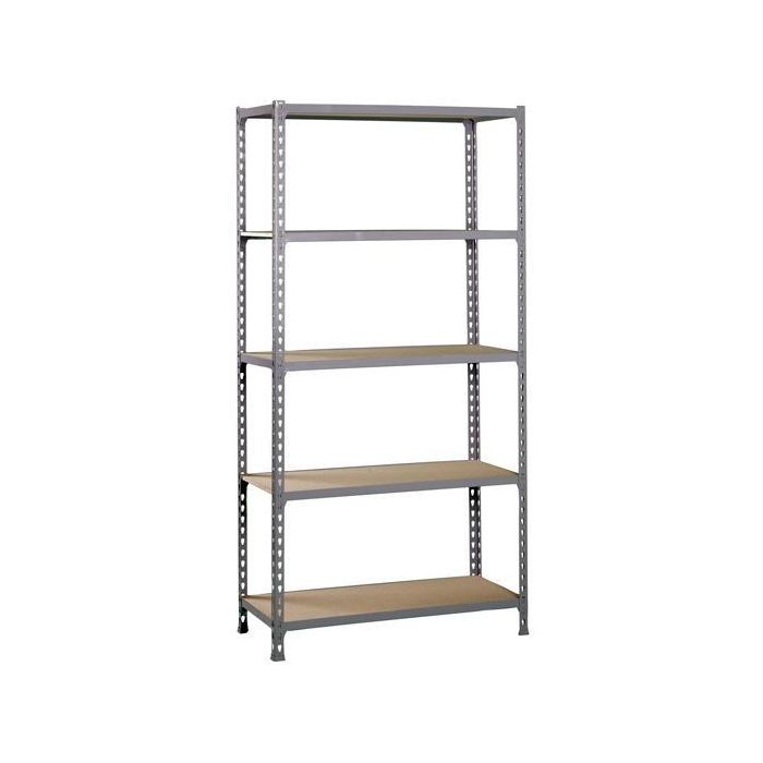 Simonrack Kit Maderclick Mini 5-400 Estantería Metálica 5 Baldas-150 kg De Madera 180x80x40 cm Gris Simonrack Kit Maderclick Mini 5-400 Estantería Metálica 5 Baldas-150 kg De Madera 180x80x40 cm Gris