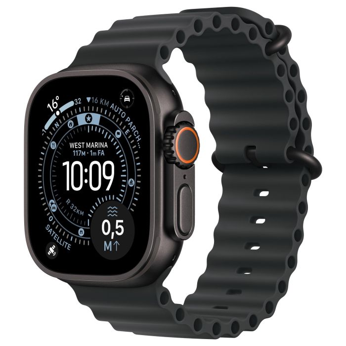Apple Watch Ultra 3 Titanium Cellular 49mm Negro con Correa Ocean Negra 0 Apple Watch Ultra 3 Titanium Cellular 49mm Negro con Correa Ocean Negra 0