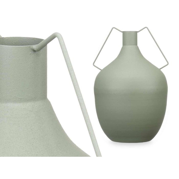 Jarron Acero Botella Verde Pastel Grd Giftdecor 24X40CM (4 Unidades) 2 Jarron Acero Botella Verde Pastel Grd Giftdecor 24X40CM (4 Unidades) 2