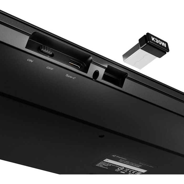 Sharkoon OfficePal K30W DE Layout Rubberdome black 6 Sharkoon OfficePal K30W DE Layout Rubberdome black 6