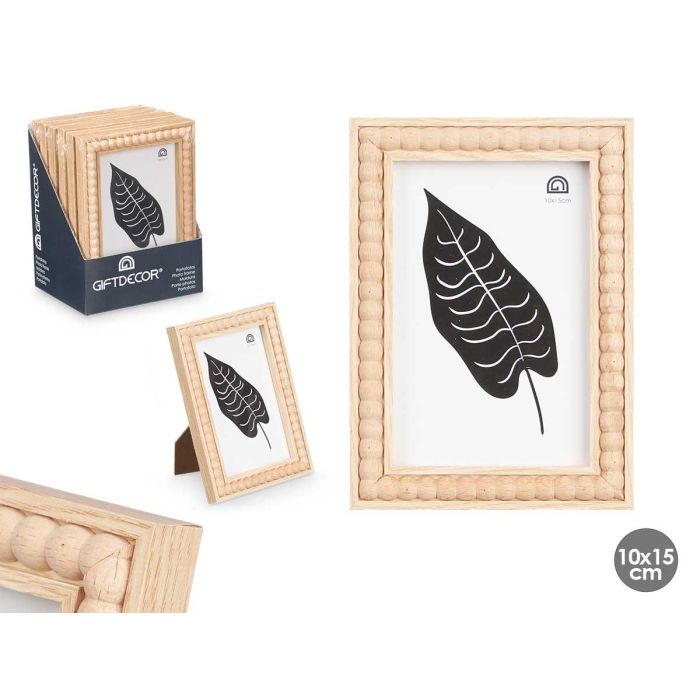 Giftdecor Portafotos Natural Bolas Madera 10x15 cm (24 Unidades) Giftdecor Portafotos Natural Bolas Madera 10x15 cm (24 Unidades)