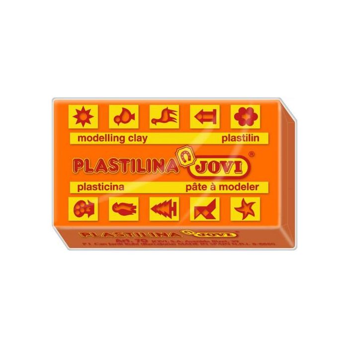 Caja 30 Pastillas Plastilina 50 G - Naranja Jovi 7004