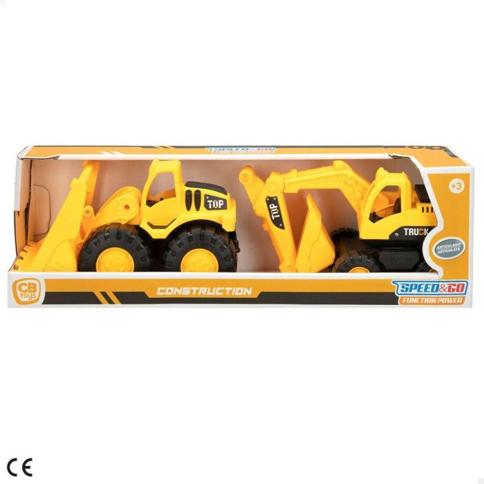 Vehículos de Construcción Speed & Go 18,5 x 10,5 x 10 cm (6 Unidades) 2