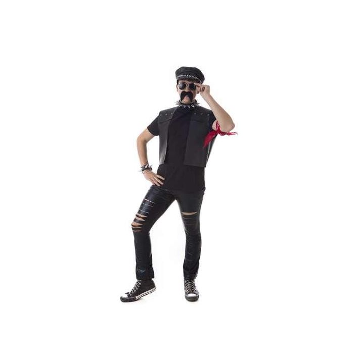 Disfraz adulto motero chaleco talla l talla l Disfraz adulto motero chaleco talla l talla l