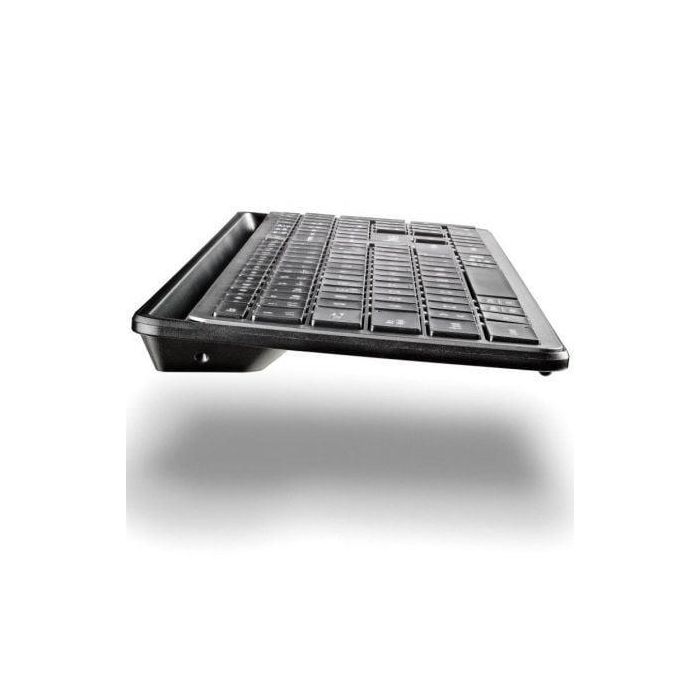 NGS ECLIPSEKIT Kit Teclado y Ratón Inalámbricos Silencioso, Recargable, Multimodo 2.4GHz/Bluetooth, 12 Teclas Multimedia, DPI 800-1600 3