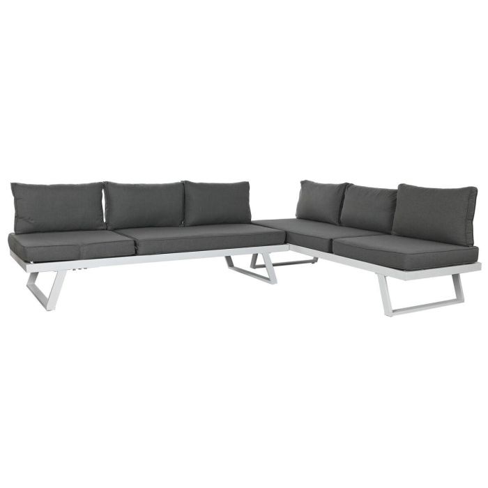 Sofa DKD Home Decor Gris 68 x 65 x 198 cm Set de 3 5