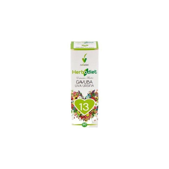 NOVADIET Herbodiet Extracto Fluido Gayuba 50 ml para Infecciones Urinarias, Cistitis, Cálculos Renales