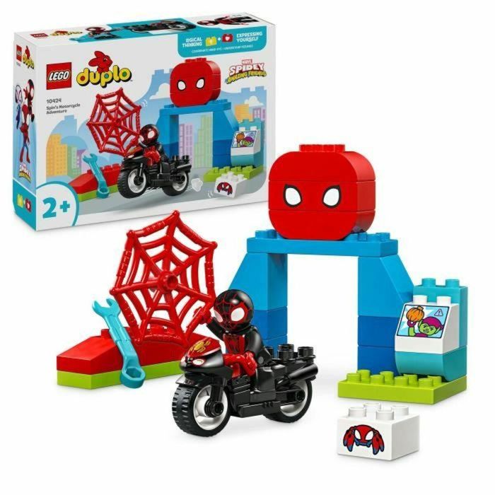 LEGO 10424 DUPLO Marvel La Aventura en Moto de Spin de Spidey y sus Amigos