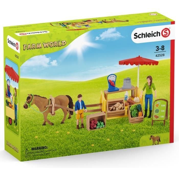 SCHLEICH - Puesto agrícola móvil 1 SCHLEICH - Puesto agrícola móvil 1