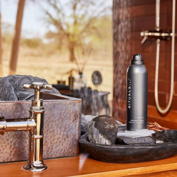 Rituals HOMME shower foam Gel de Baño Espuma Revitalizante con Vitamina E y Madera de Cedro 200 ml 3 Rituals HOMME shower foam Gel de Baño Espuma Revitalizante con Vitamina E y Madera de Cedro 200 ml 3