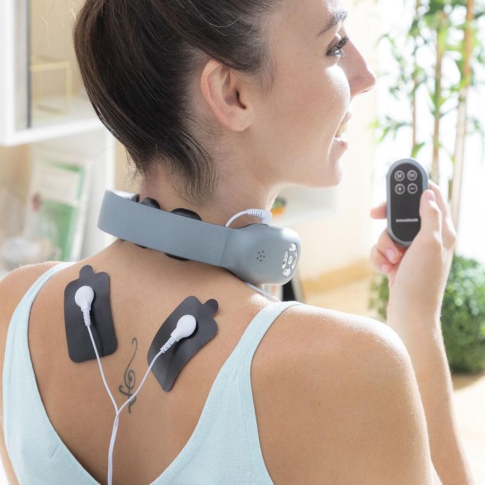 Masajeador Cervical Recargable con Mando Nekival InnovaGoods 0 Masajeador Cervical Recargable con Mando Nekival InnovaGoods 0