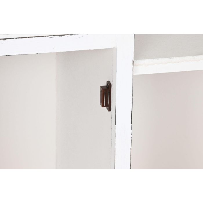 DKD Home Decor Cajonera Romántico Blanco de Madera con 6 Cajones, 2 Puertas y 1 Estantería. Dimensiones: 69x38x130 cm 6 DKD Home Decor Cajonera Romántico Blanco de Madera con 6 Cajones, 2 Puertas y 1 Estantería. Dimensiones: 69x38x130 cm 6