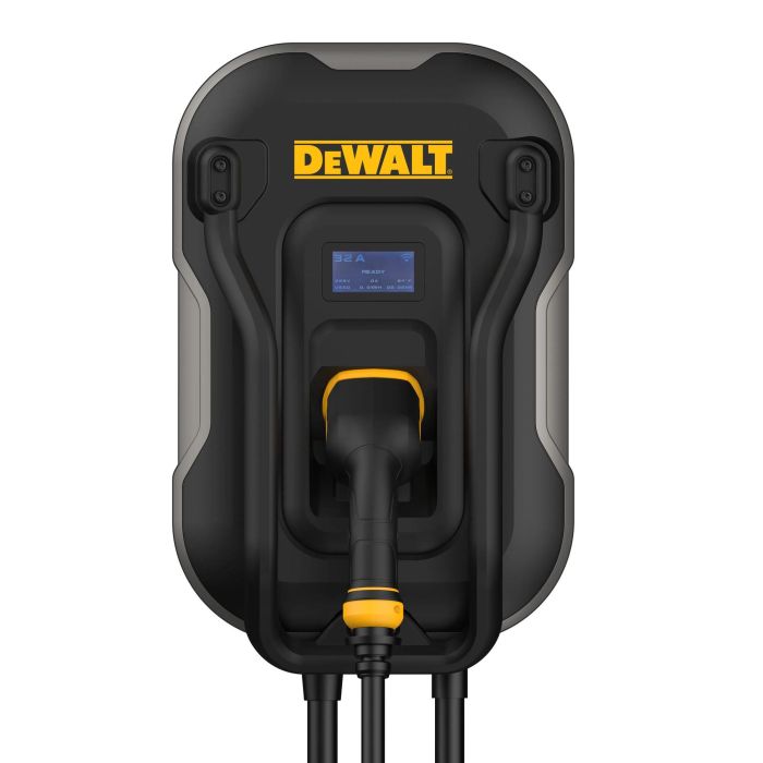 Estación de carga para vehículos eléctricos de pared - DEWALT - 7,4 kW - Tipo 2 - 5 m - 32 A - 380 V CA 2