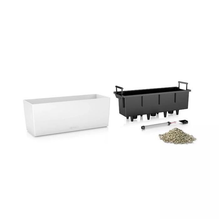 Jardinera - Lechuza UK - Balconera Color 50 - Pizarra - Rectangular - Con reserva de agua 1