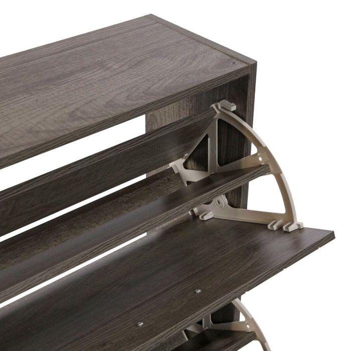 Zapatero Niall 3 Cajones Oscuro Versa 24x57x107 cm Madera MDF 1 Zapatero Niall 3 Cajones Oscuro Versa 24x57x107 cm Madera MDF 1