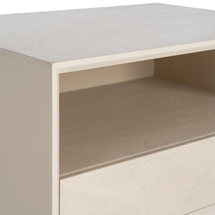 Mesita Crema Dm Dormitorio 50 X 35 X 50 cm