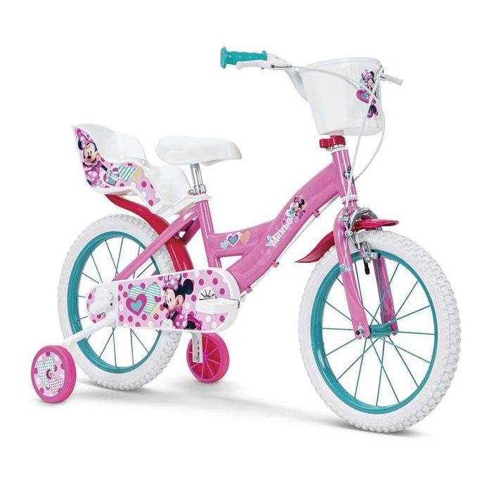 Bicicleta minnie huffy 16" (5/8 años)